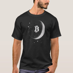 Bitcoin Moon increasing Moon BTC Stacking Sats Bit T-Shirt