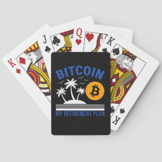 Bitcoin My Retirement, Island Vibes Tropical  Playing Cards