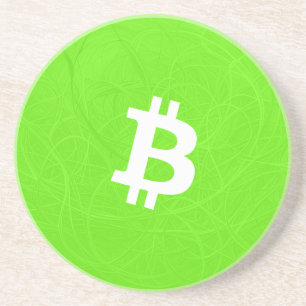 Bitcoin Neuron Green Coaster