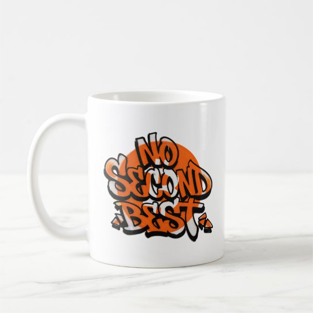 Bitcoin: No Second Best (Style 3) Coffee Mug (Left)