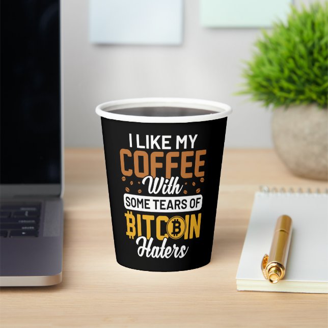 Bitcoin Paper cup (Insitu)