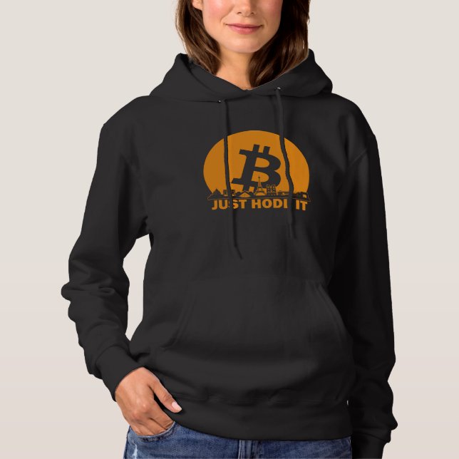Bitcoin Paris Skyline  Paris Bitcoin Maximalist Hoodie (Front)
