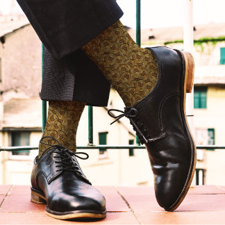 Bitcoin Pattern Crypto Money Gold Cool Luxury Geek Socks