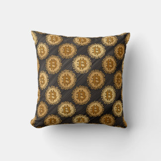Bitcoin pillow cushion