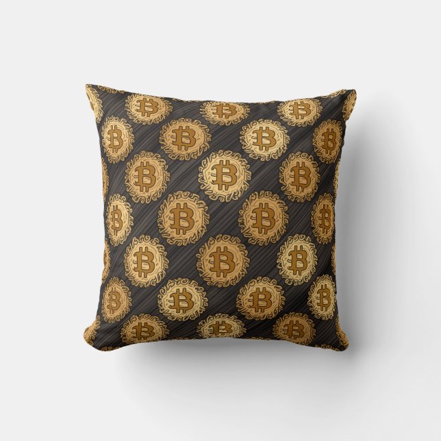 Bitcoin pillow cushion (Front)