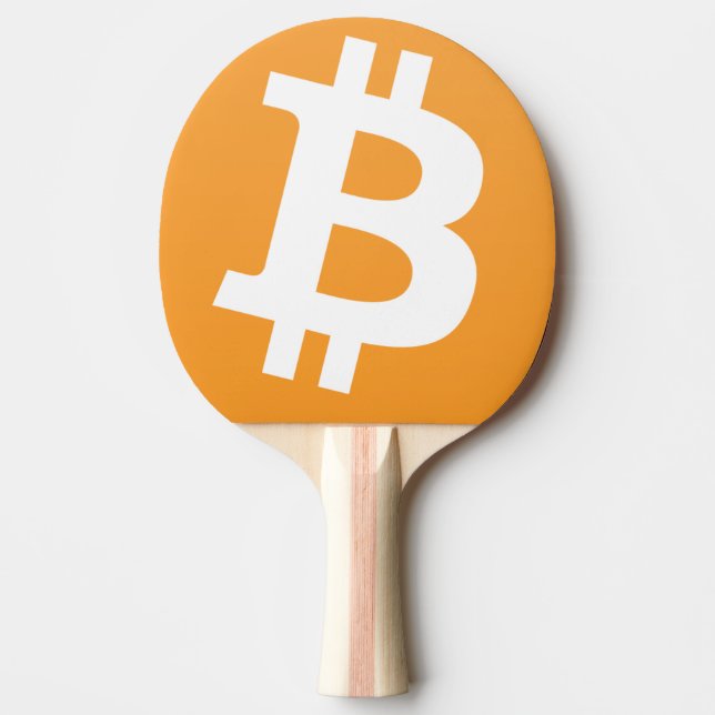 Bitcoin Ping Pong Paddle (Front)