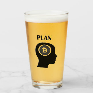 Bitcoin Pint Glass