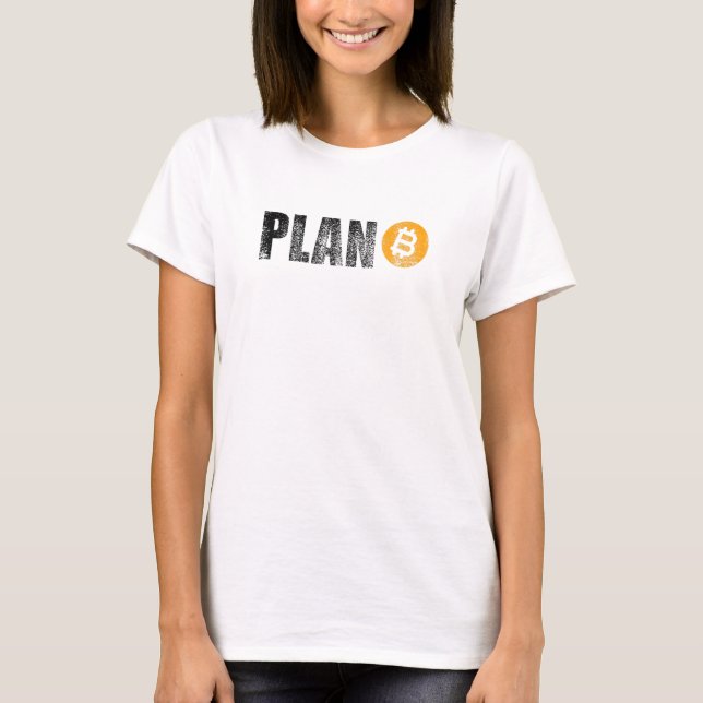 Bitcoin Plan B T-Shirt (Front)