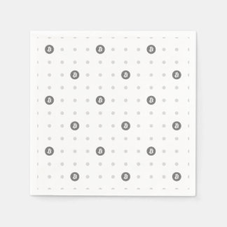 Bitcoin Polka Dot Paper Napkin