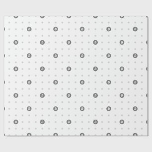 Bitcoin Polka Dots Wrapping Paper