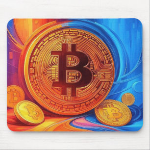 Bitcoin Poster Mouse Pad