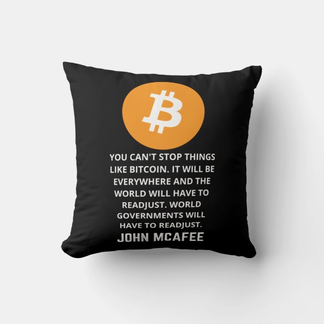 Bitcoin Quote -  Cushion (Front)