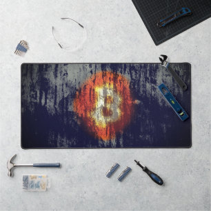 Bitcoin Resilient Art Desk Mat
