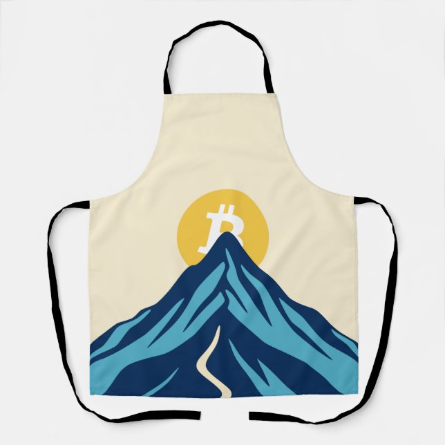 Bitcoin Rising Apron (Front)