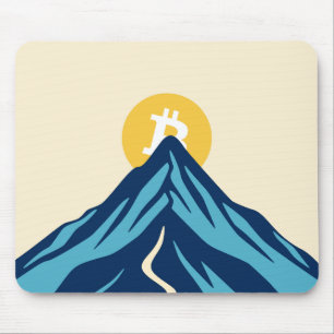 Bitcoin Rising Mouse Pad
