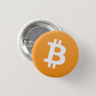 Pin Button Badge Ø38mm Logo Bitcoin Monnaie Money Paiement 
