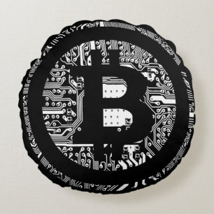 Bitcoin Round Cushion