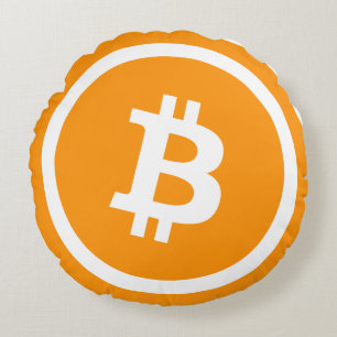 Bitcoin Round Cushion