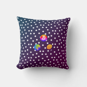 Bitcoin Solar System Cushion