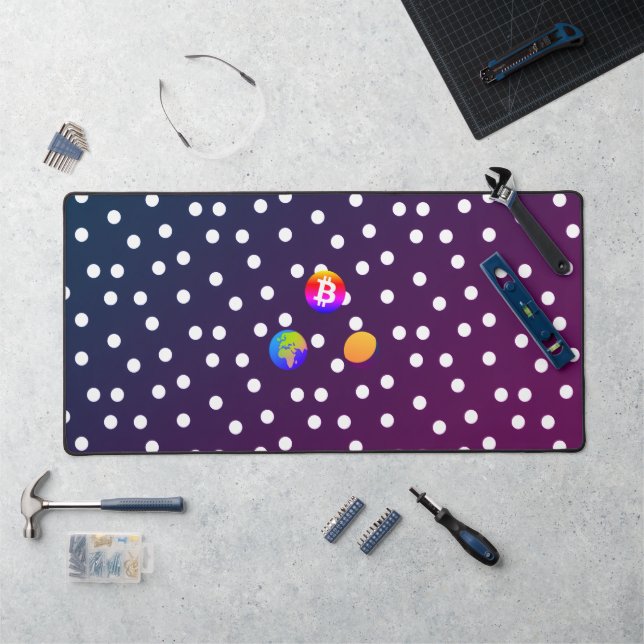 Bitcoin Solar System Desk Mat (Workstation)