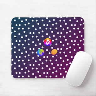 Bitcoin Solar System Mouse Pad