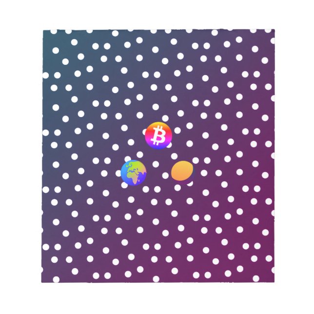 Bitcoin Solar System Notepad (Front)