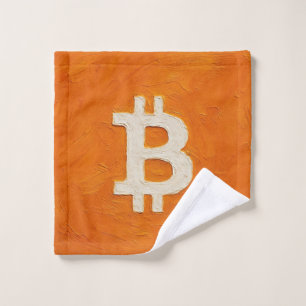 Bitcoin Standard (Oil, Style: 1) Wash Cloth