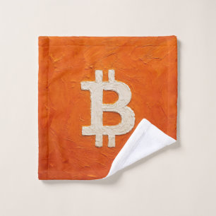 Bitcoin Standard (Oil, Style: 2) Wash Cloth