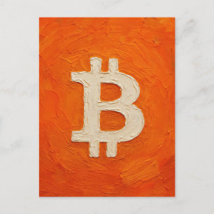 Bitcoin Standard (Oil, Style: 3) Postcard