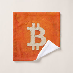Bitcoin Standard (Oil, Style: 3) Wash Cloth