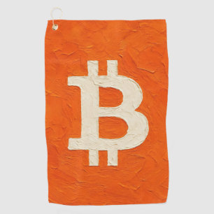 Bitcoin Standard (Oil, Style: 4) Golf Towel