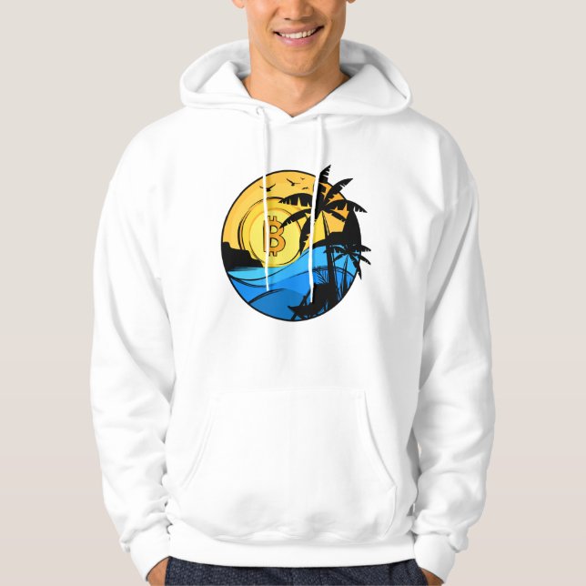 Bitcoin Summer - Crypto coin Hoodie (Front)