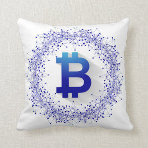 Bitcoin Throw Pillow
