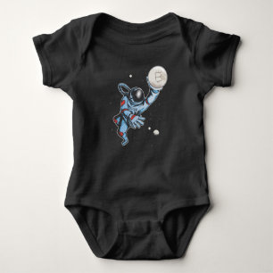 Bitcoin to the moon Astronaut Baby Bodysuit