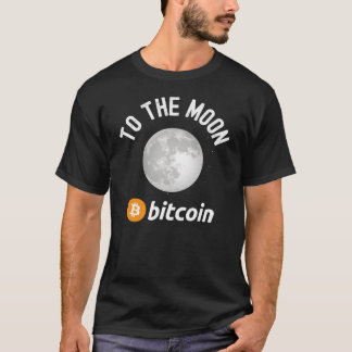 Bitcoin to the Moon Astronaut BTC Crypto Trading I T-Shirt