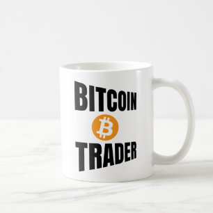 Bitcoin Trader Perspective Text Coffee Mug