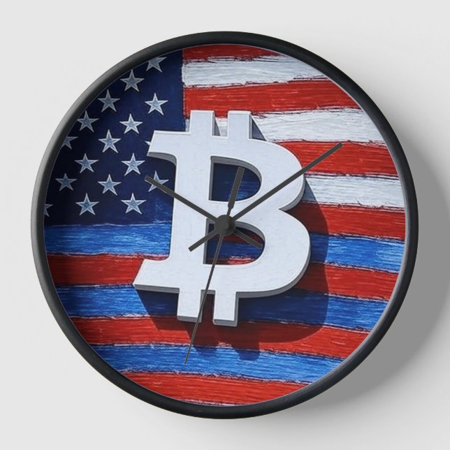 Bitcoin USA Clock (Front)