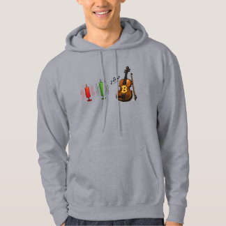 Bitcoin Violin Candlestick Chart Crypto Trader Hoodie