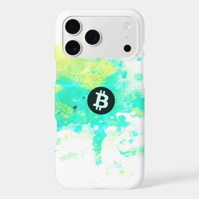 Bitcoin Watercolor (Style 7 - Stack Sats) (Back)