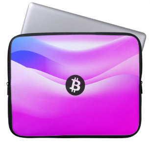 Bitcoin Wave (Miami) Laptop Sleeve