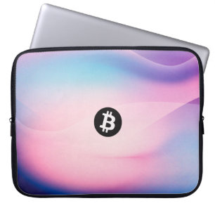 Bitcoin Wave (Midnight Lavender) Laptop Sleeve