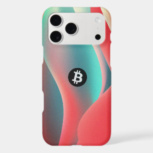 Bitcoin Wave (Retro Orange Cyan)