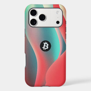 Bitcoin Wave (Retro Orange Cyan)