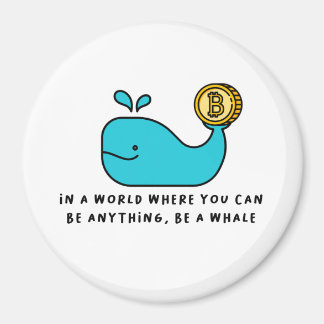 Bitcoin Whale Crypto Investor & BTC Trading Design Magnet