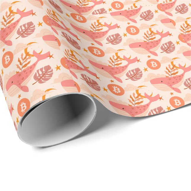 Bitcoin Whale Wrapping Paper (Roll Corner)