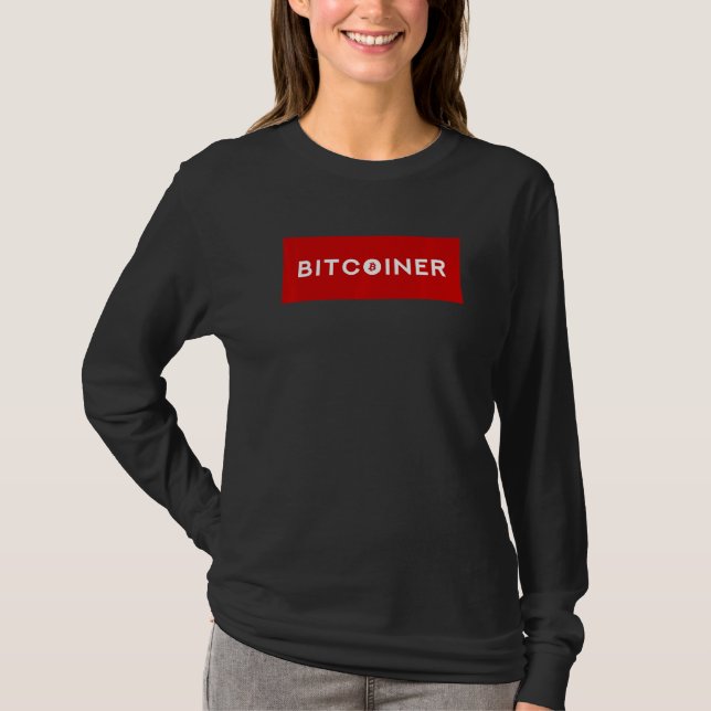 Bitcoiner Bitcoin Love T-Shirt (Front)