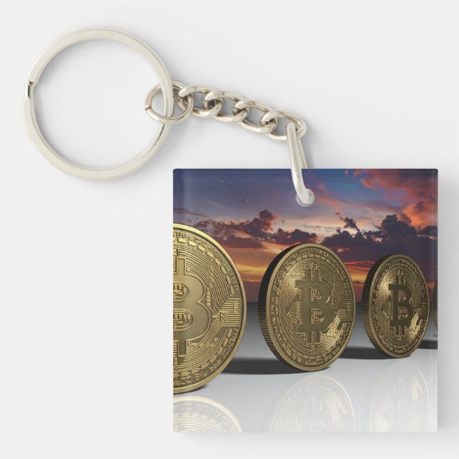 Bitcoins Key Ring (Front)