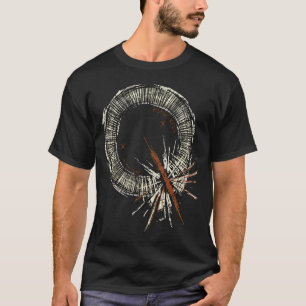 Bite Back Spiked Distressed Ring Graphic T-Shirt