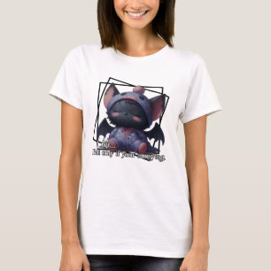 Bite (But Only If You’re Annoying) – Cute Bat T-Shirt