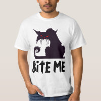 BITE ME, Angry Cat T-shirts